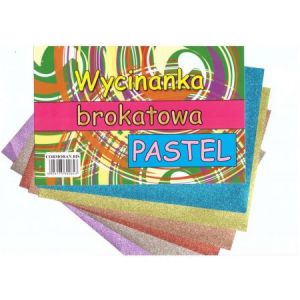 Wycinanka A4/6 Cormoran Brokatowa-pastelowa